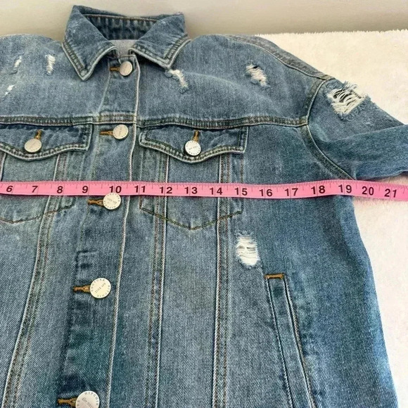 HIPCHIK COUTURE JEAN JACKET size S - Picture 10 of 12